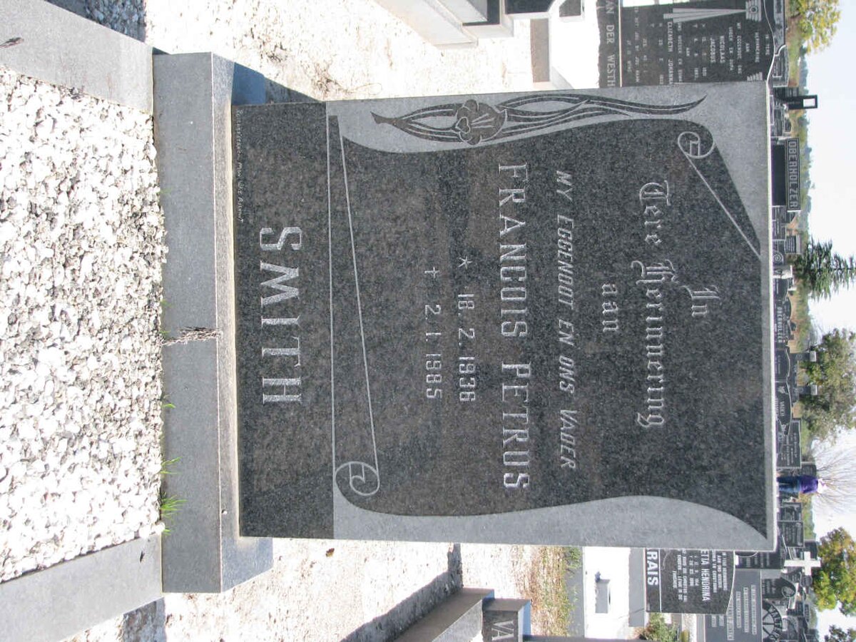 SMITH Francois Petrus 1936-1985