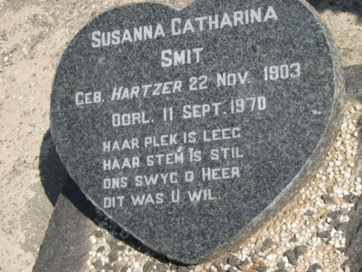 SMIT Susanna Catharina nee HARTZER 1903-1970