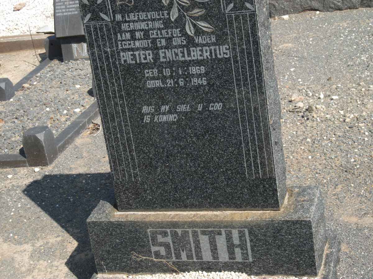 SMITH Pieter Engelbertus 1869-1946