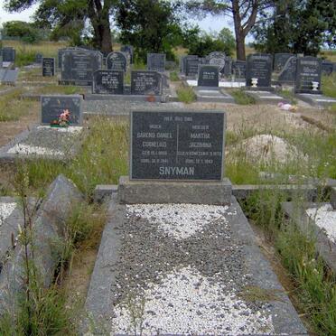 SNYMAN Barend Daniel Cornelius &amp; Martha Jacomina
