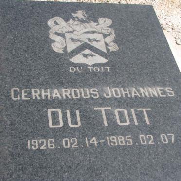 TOIT Gerhardus Johannes, du 1926-1985