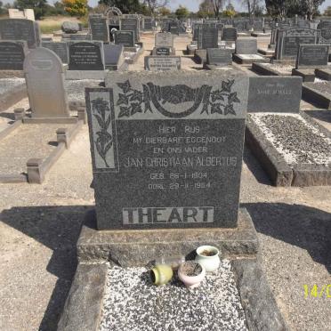 THEART Jan Christiaan Albertus 1904-1954