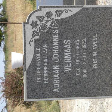 VERMAAS Adriaan Johannes 1905-1973