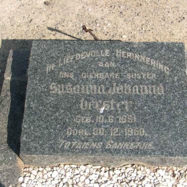 VERSTER Susanna Johanna 1881-1960