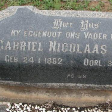VILJOEN Gabriel Nicolaas 1882-1963