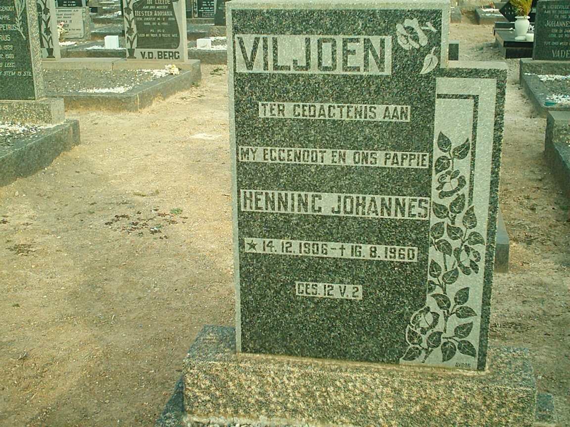 VILJOEN Henning Johannes 1906-1960