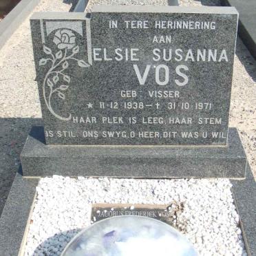 VOS Elsie Susanna nee VISSER 1938-1971