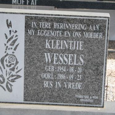 WESSELS Kleintjie 1954-1986