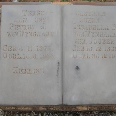 WYNGAARD Petrus J. 1854-1933 &amp; Issabella S. JOUBERT 1865-1941