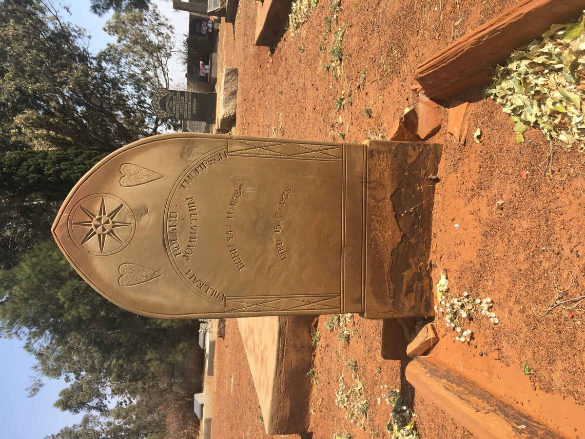 THOMPSON Willeam Roland 1878-1938