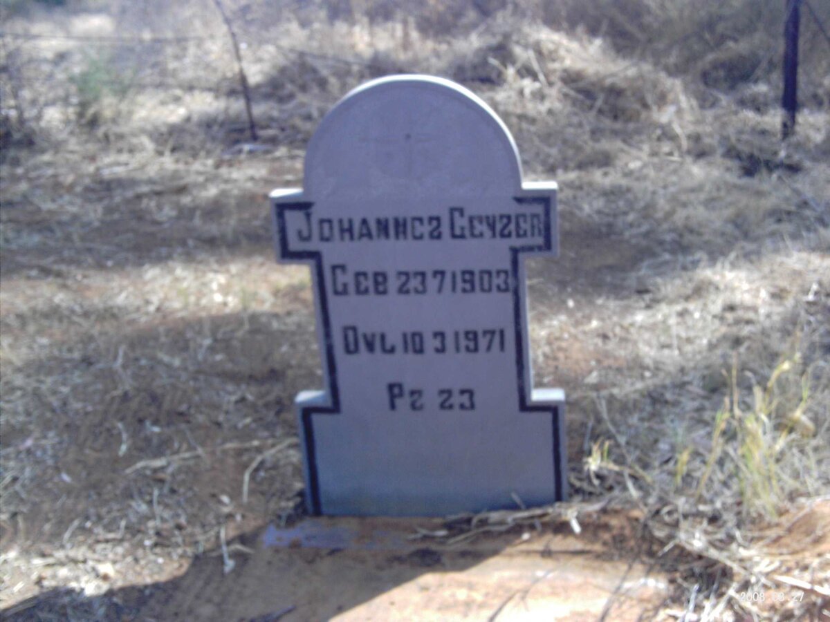 GEYZER Johanncz 1903-1971