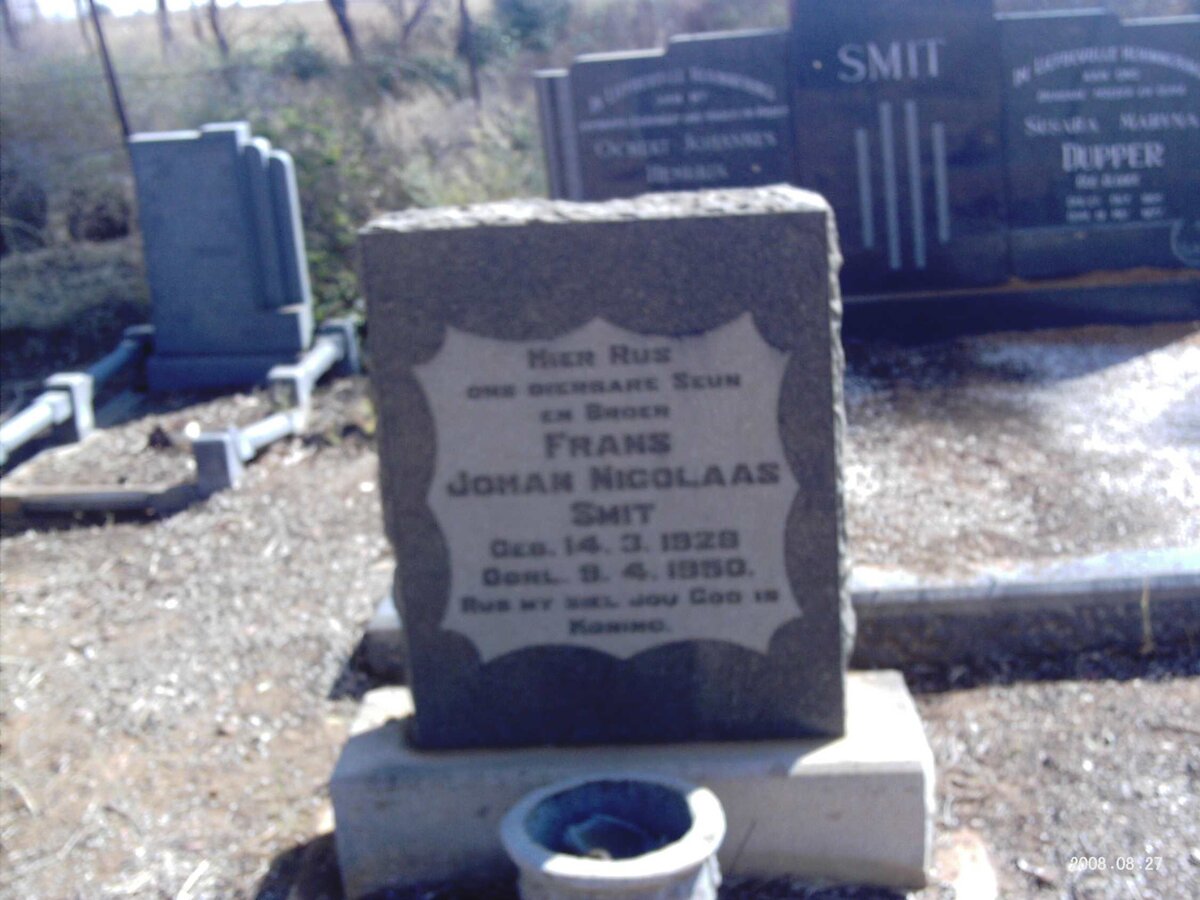 SMIT Frans Johan Nicolaas 1928-1950