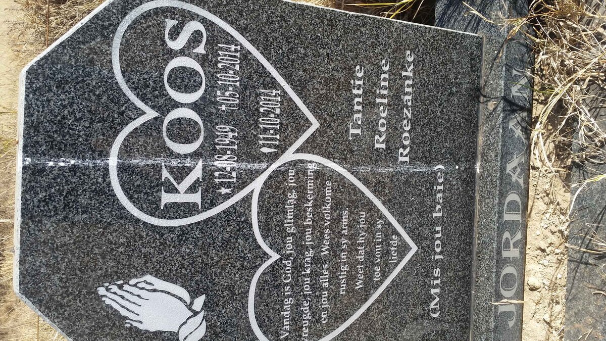 JORDAAN Koos 1949-2014