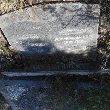 HEERDEN Filippus Lodewikus, van 1886-1965 &amp; Jacomina Hendrina Christina 1896-