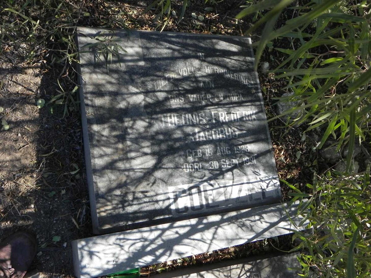 COETZEE Theunis Frederik Jacobus 1928-1991