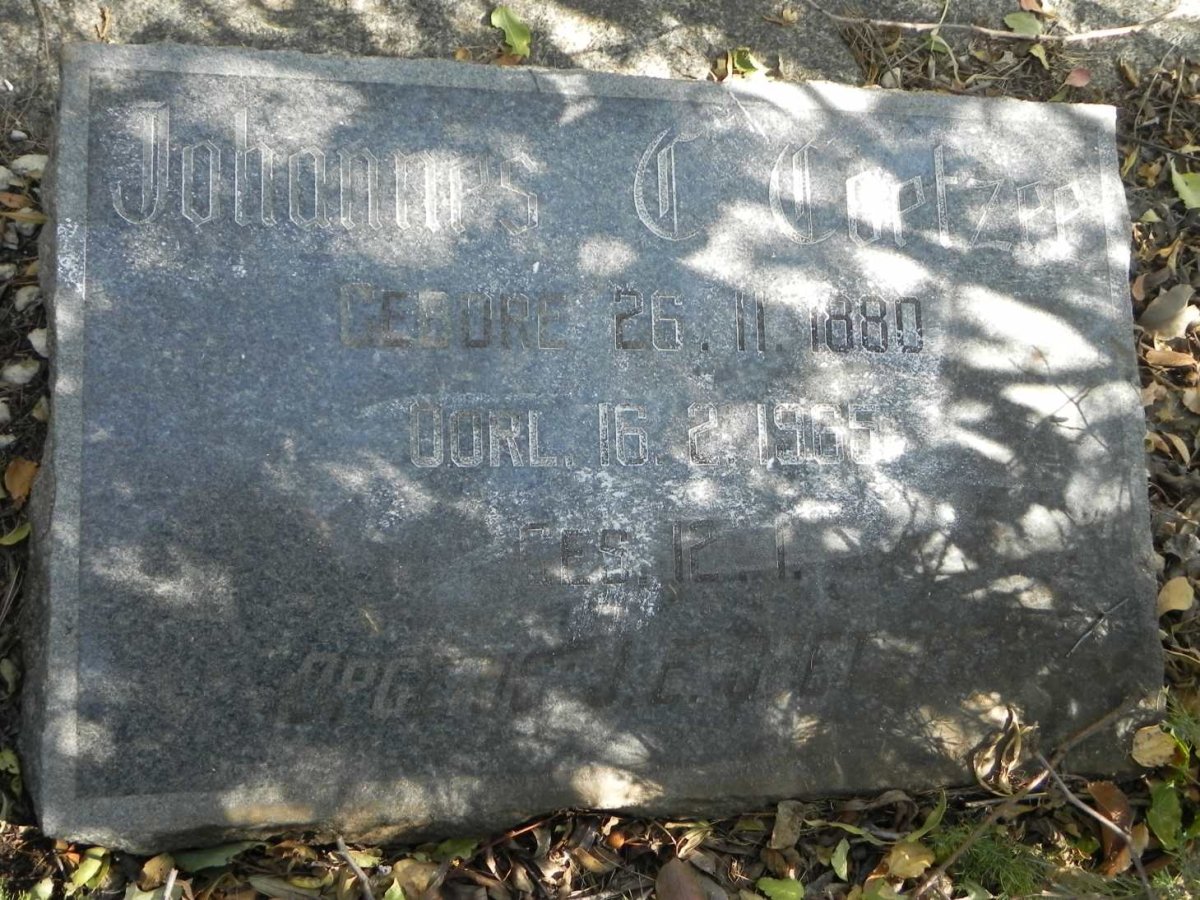 COETZEE Johannes C. 1880-1965