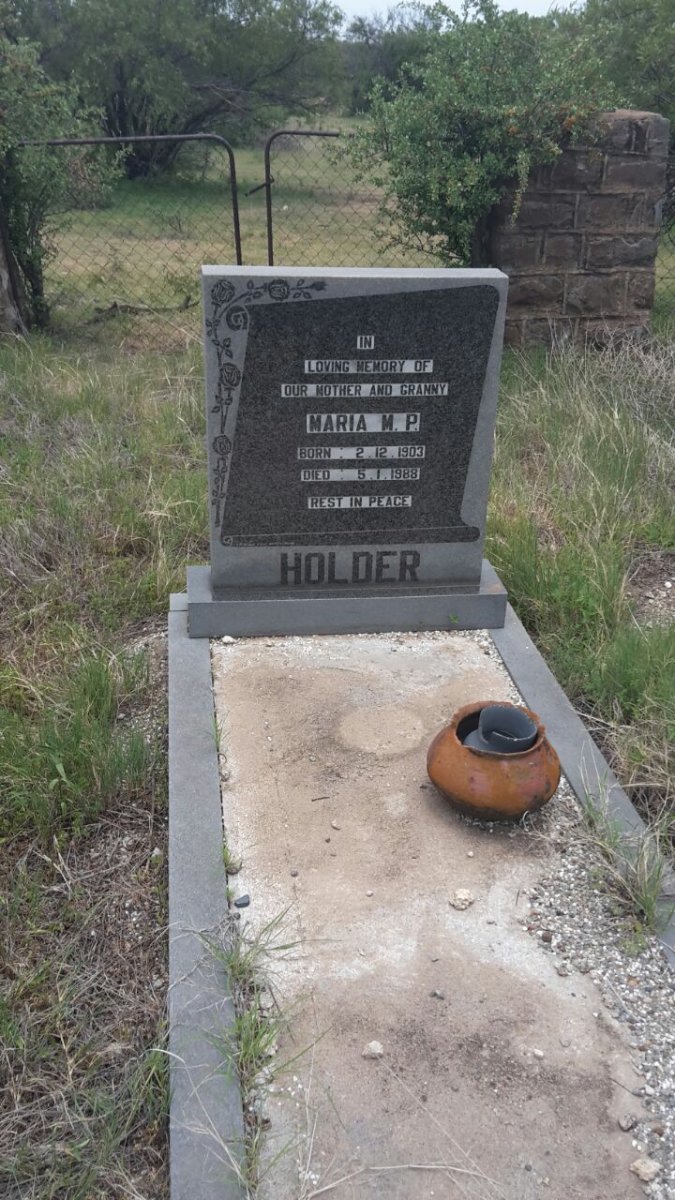 HOLDER Maria M.P. 1903-1988