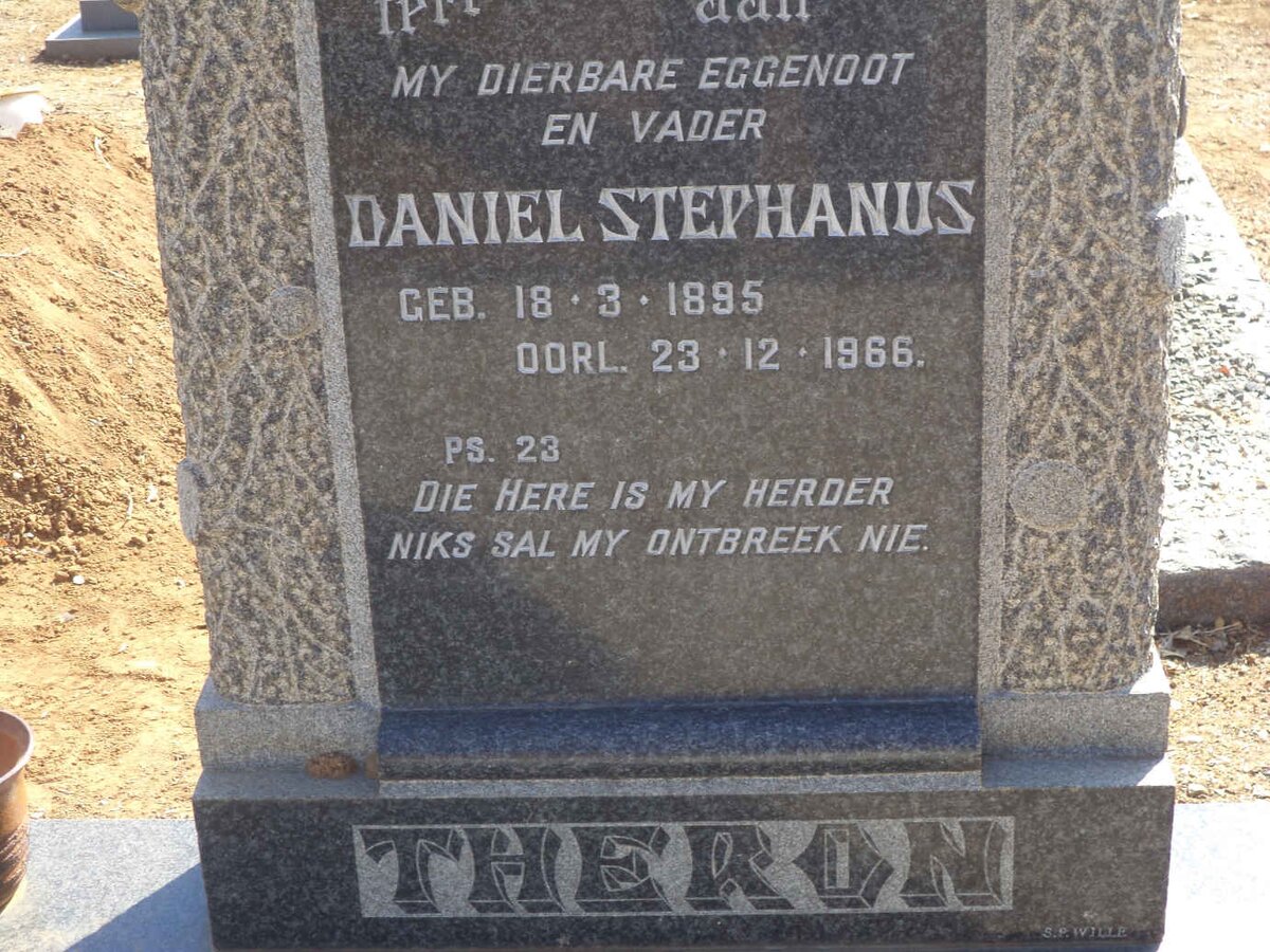 THERON Daniel Stephanus 1895-1966