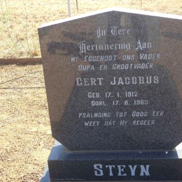 STEYN Gert Jacobus 1912-1983