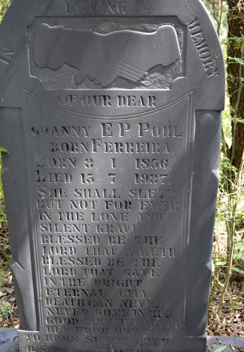 POHL E.P. nee FERREIRA 1856-1937