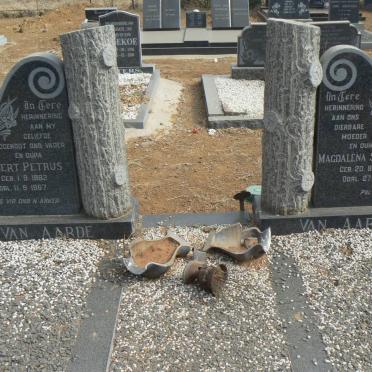 AARDE Gert Petrus, van 1882-1967 &amp; Magdalena Susanna 1883-1970