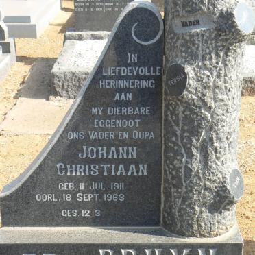 BRUYN Johann Christiaan, de 1911-1963