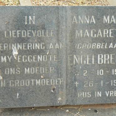 ENGELBRECHT Anna Maria Magaretha geb GROBBELAAR 1907-1996