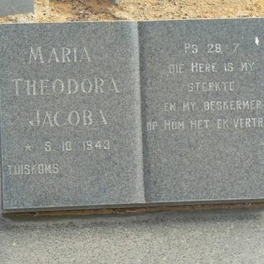 KRUGER Maria Theodora Jacoba 1943-