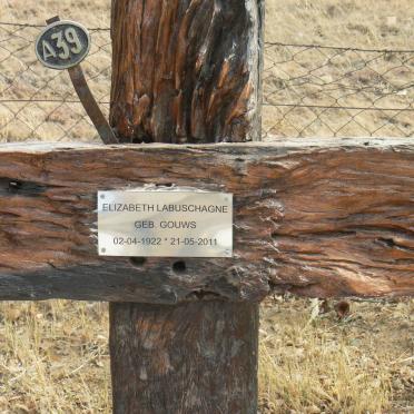 LABUSCHAGNE Elizabeth geb GOUWS 1922-2011