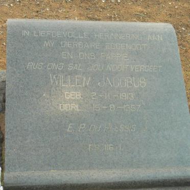 PLESSIS Willem Jacobus, du 1913-1917