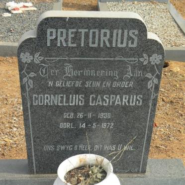 PRETORIUS Corneluis Casparus 1938-1972
