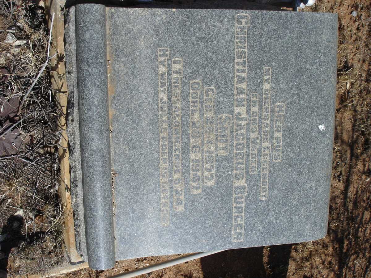 SMIT Christiaan Jacobus Burger 1877-1947