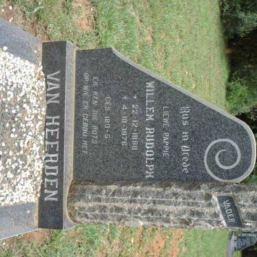 HEERDEN Willem Rudolph, van 1888-1976