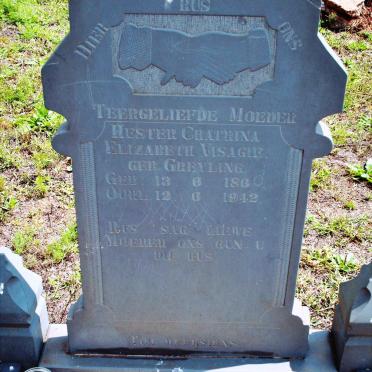 VISAGIE Hester Chatrina Elizabeth nee GREYLING 1860-1942