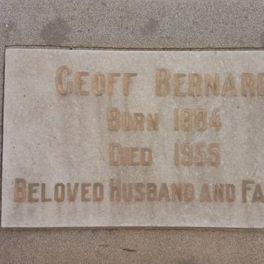 BERNARD Geoff 1884-1955