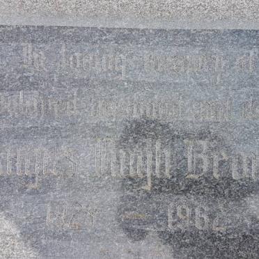 BROWN Angus Hugh 19??-1962