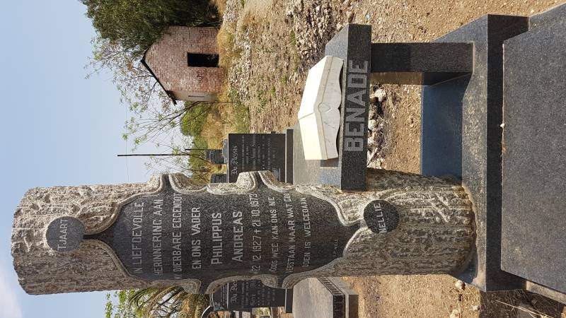 BENADE Philippus Andreas 1927-1973