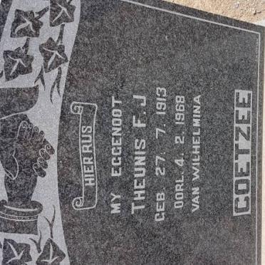 COETZEE Theunis F.J. 1913-1968