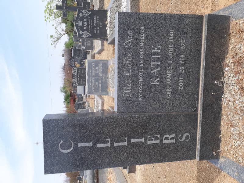 CILLIERS Katie nee JAMES 1940-1970