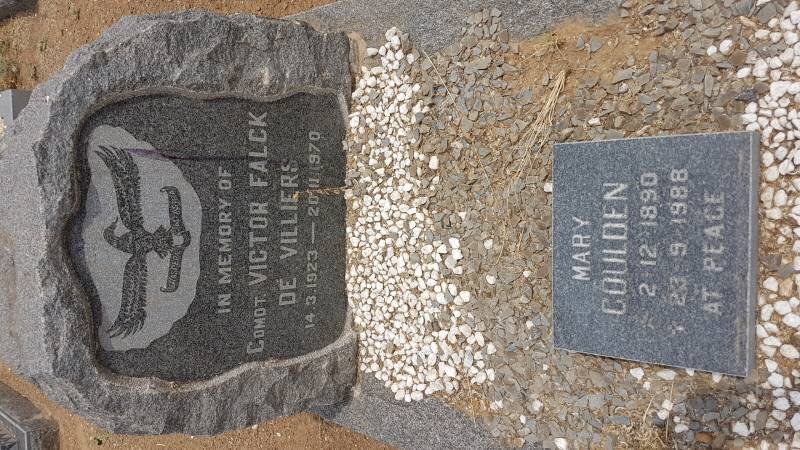 COULDEN Mary 1890-1988 :: DE VILLIERS Victor Falck 1923-1970