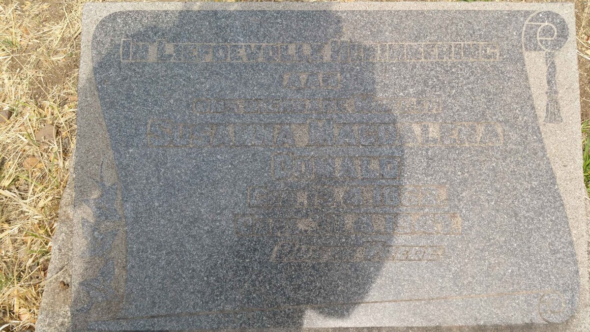 DONALD Susanna Magdalena 1862-1947