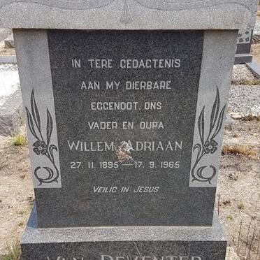 DEVENTER Willem Adriaan, van 1895-1965