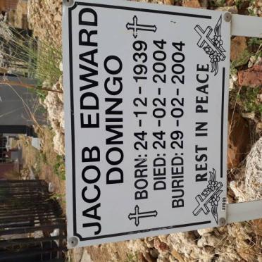 DOMINGO Jacob Edward 1939-2004
