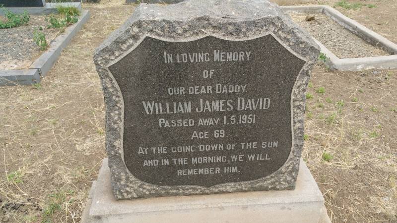 DAVID William James -1951