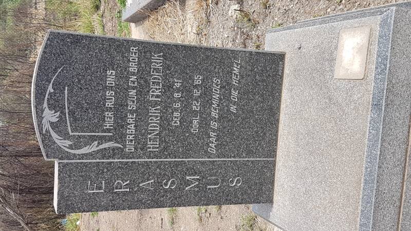 ERASMUS Hendrik Frederik 1941-1965