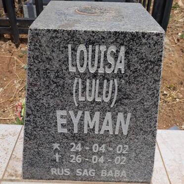 EYMAN Louisa 2002-2002