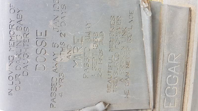 EGGAR Dossie -193? :: EGGAR Marie -1938