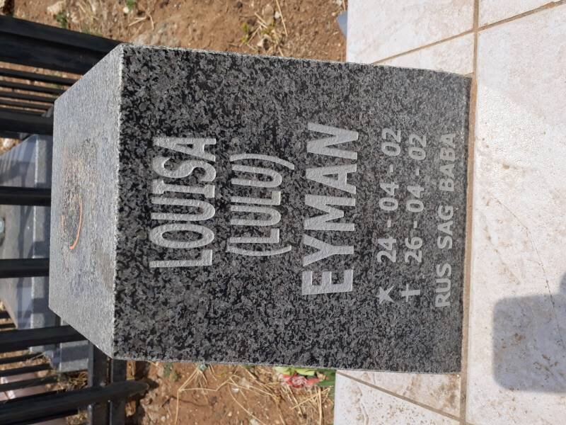 EYMAN Louisa 2002-2002