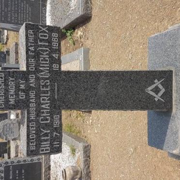 FOX Billy Charles  1910-1988