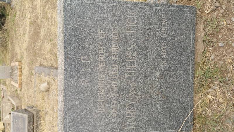 FICK Harry &amp; Theresa